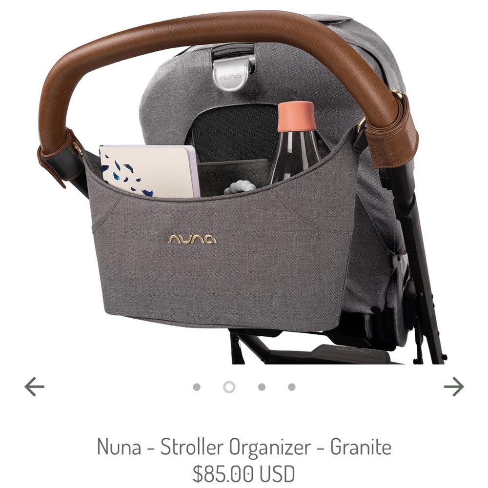 Nuna - Stroller Organizer - Granite
$85 NEW
